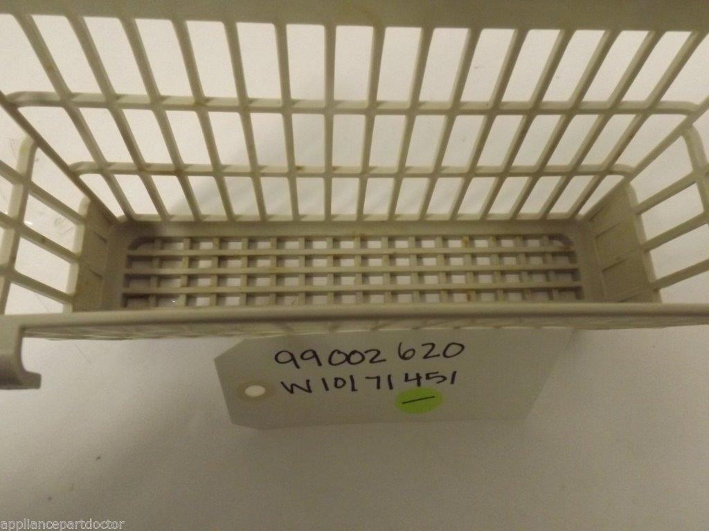 WHIRLPOOL DISHWASHER 99002620 W10171451 UTENSIL BASKET USED WHIRLPOOL DISHWASHER 99002620 W10171451 UTENSIL BASKET USED